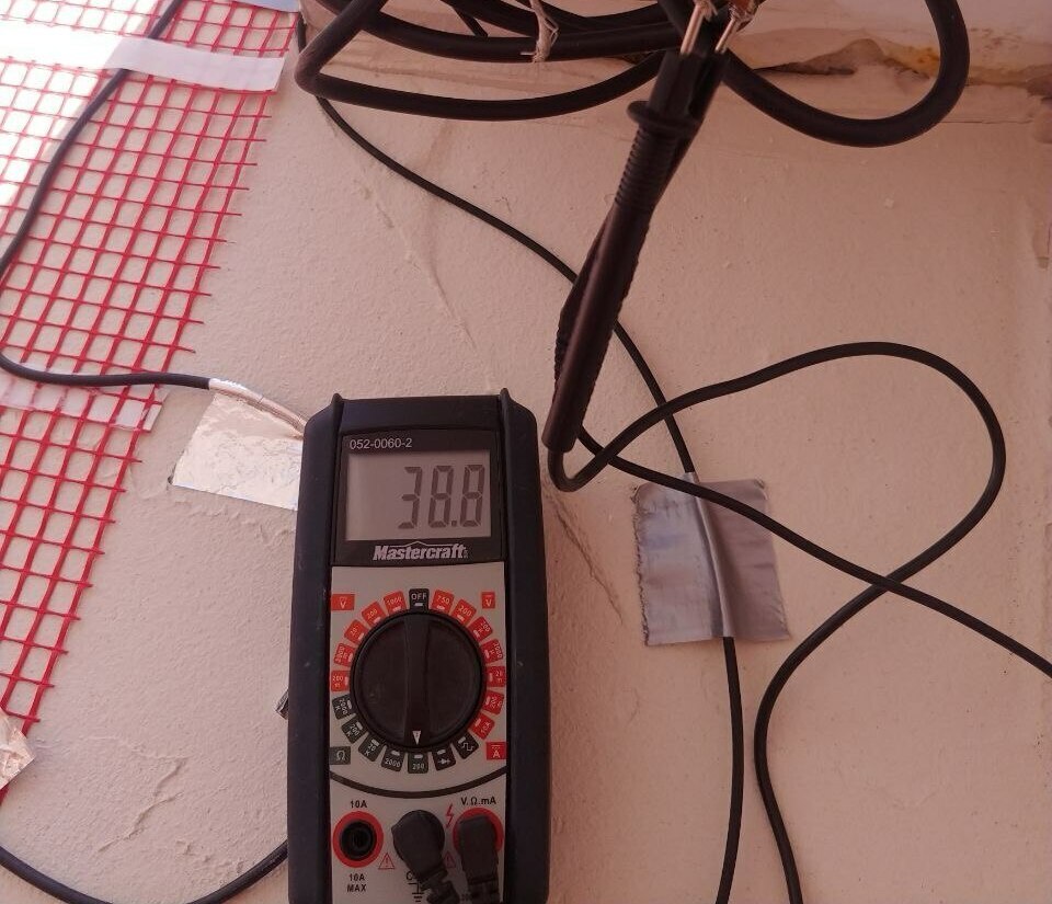 Монтаж электрического теплого пола Электрический теплый пол