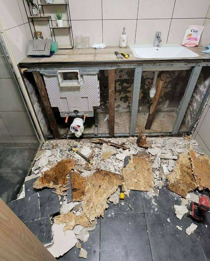 ремонт санузла спб